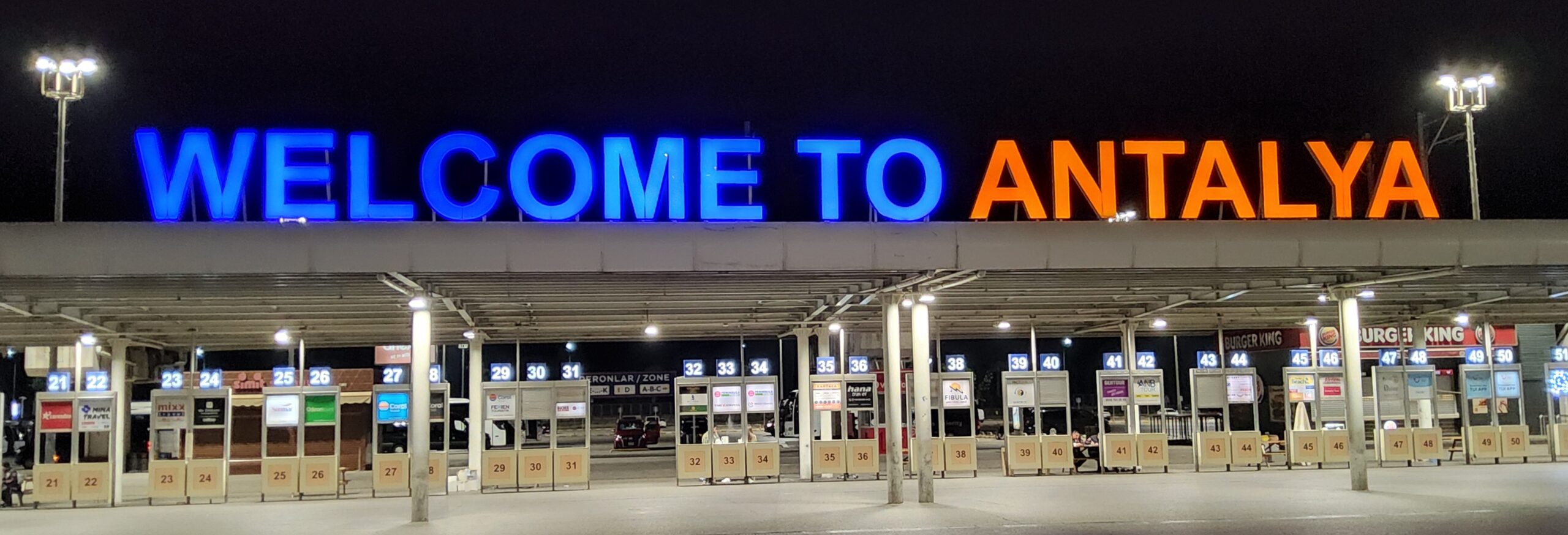 Antalya flughafen transportation